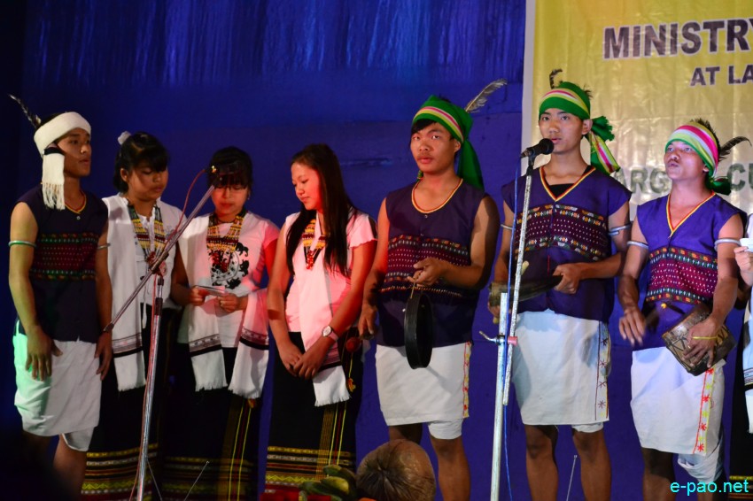 Kuki folk songs by M Amang Haokip & party : 'Festival of Folk songs of Manipur' at Lamyanba Shanglen, Imphal :: 10 Feb 2014