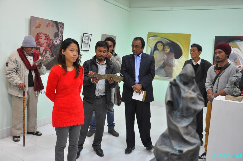 'MAYOL' an art exhibition  by group of artists at Manipur State Art Gallery ::  4th January 2014