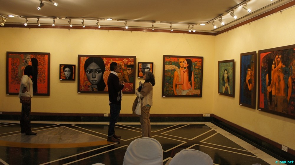 'Pa & Pi' a solo exhibition by Dilip Oinam at India Habitat Centre, Lodhi Road, Delhi :: 10 - 12 January 2014