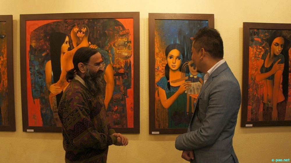'Pa & Pi' a solo exhibition by Dilip Oinam at India Habitat Centre, Lodhi Road, Delhi :: 10 - 12 January 2014