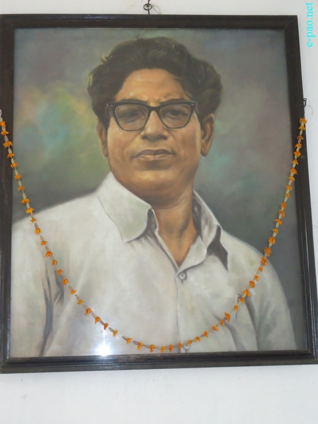 Annual Art Exhibition & unveiling statue of founder Principal (L)Hanjabam Shyamo Sharma :: 23 Feb 2015
