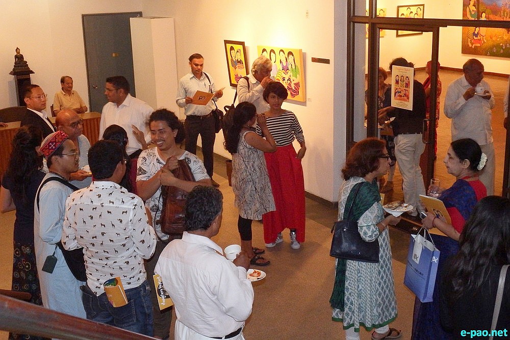Daughters Unpluck : Solo Painting Exhibition of Meena Laishram at India International Centre (IIC), New Delhi :: May 6 2015
