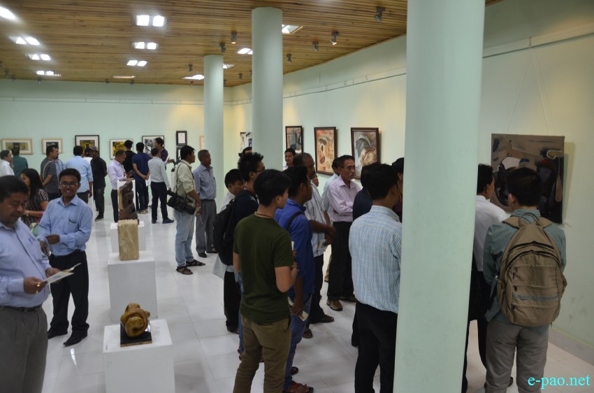 Neogene's 'Creative Ripple' : Art exhibition  at Manipur State Art Gallery, Dept of Art & Culture Complex  :: 20 October 2015
