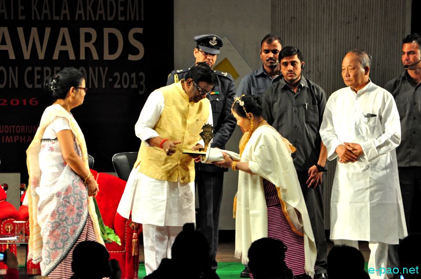 Manipur State Kala Akademi Award Presentation Ceremony for year 2013 at MCA, Palace Compound :: 9th March 2016