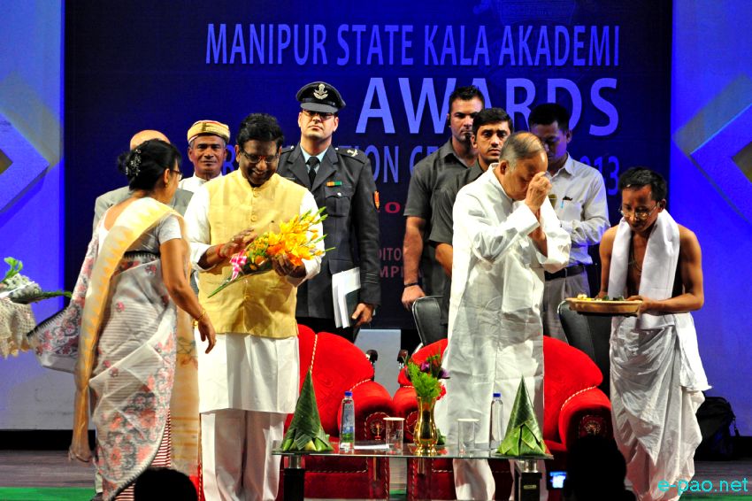 Manipur State Kala Akademi Award Presentation Ceremony for year 2013 at MCA, Palace Compound :: 9th March 2016
