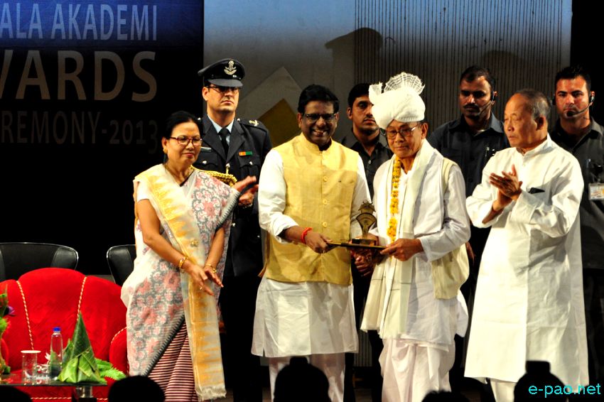 Manipur State Kala Akademi Award Presentation Ceremony for year 2013 at MCA, Palace Compound :: 9th March 2016