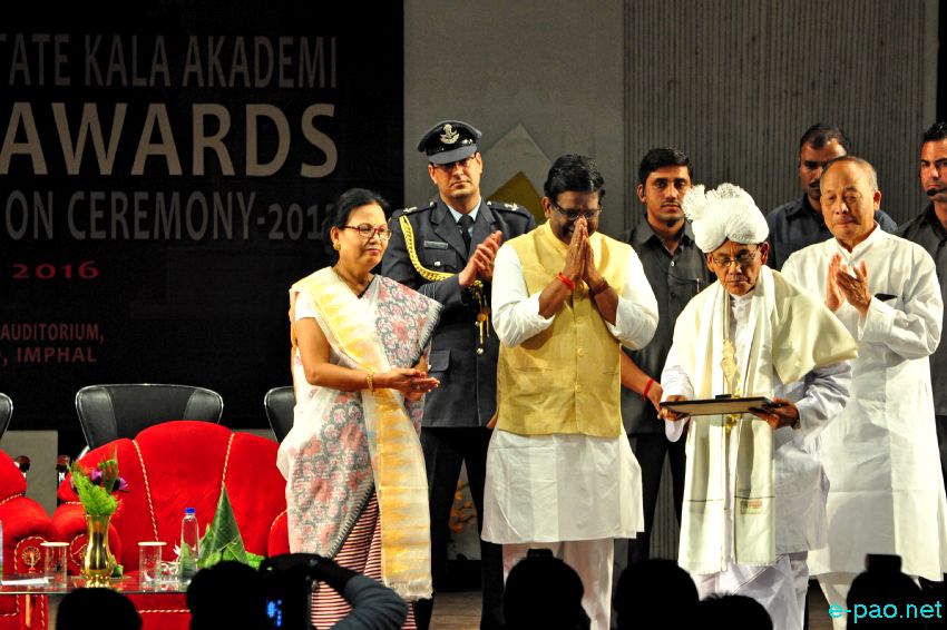 Manipur State Kala Akademi Award Presentation Ceremony for year 2013 at MCA, Palace Compound :: 9th March 2016