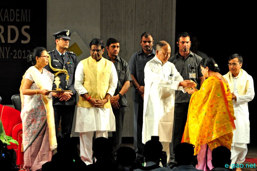 Manipur State Kala Akademi Award Presentation Ceremony for year 2013 at MCA, Palace Compound :: 9th March 2016