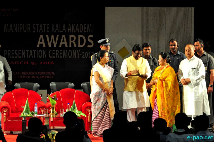 Manipur State Kala Akademi Award Presentation Ceremony for year 2013 at MCA, Palace Compound :: 9th March 2016