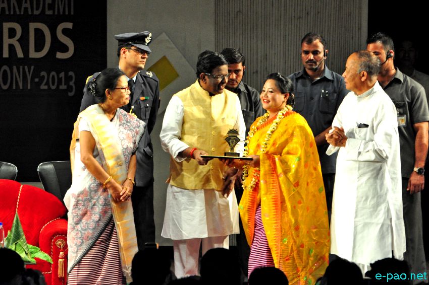 Manipur State Kala Akademi Award Presentation Ceremony for year 2013 at MCA, Palace Compound :: 9th March 2016