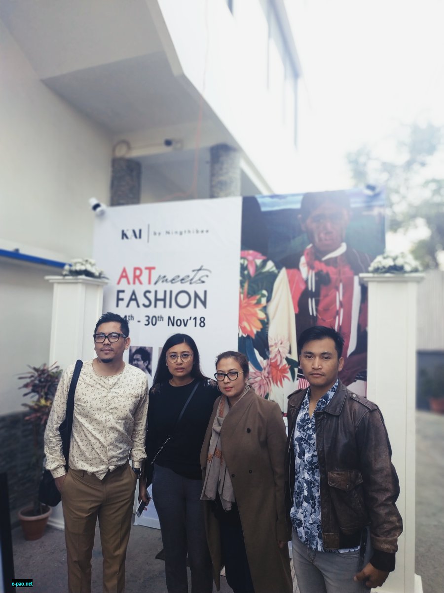 Art exhibition : 'Art meets Fashion' at Ningthibee building, Nagamapal Imphal :: 24th November - 4th December 2018