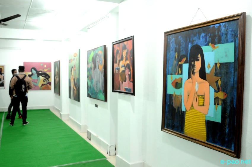 An Art Exhibition organized by Department of Fine Arts at Manipur University, Canchipur :: 29 December 2020