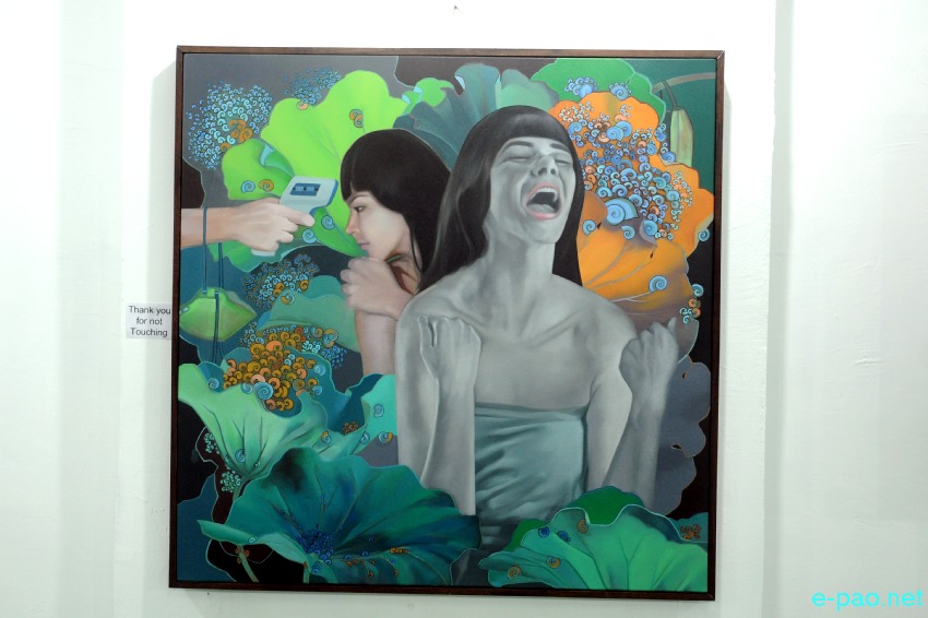 An Art Exhibition organized by Department of Fine Arts at Manipur University, Canchipur :: 29 December 2020