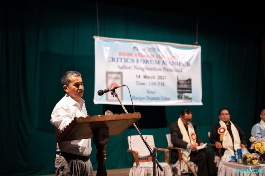 Book Release Function 'Critics forum Manipur', Author:  Nongthombam Prechand at MDU (Manipur Dramatic Union) :: 14 March 2021