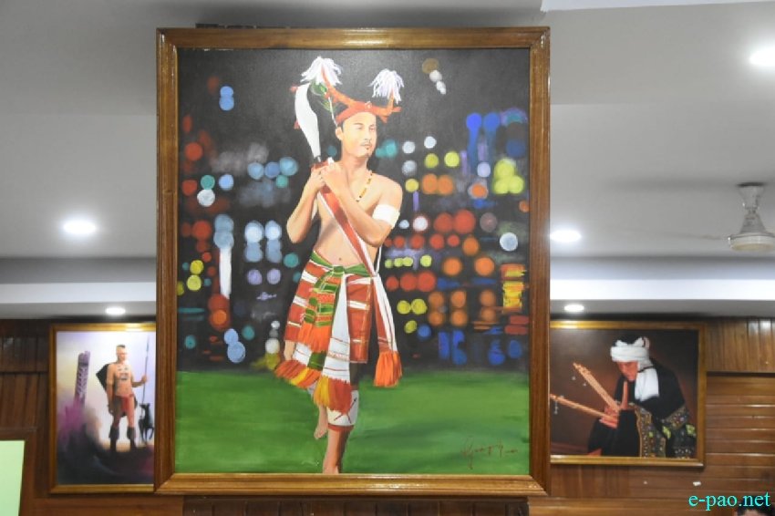 Painting Competition on 'Tribal Freedom Fighters of Manipur' at Tribal Research Institute, Chingmeirong :: 30 October 2021