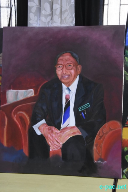 Painting Competition on 'Tribal Freedom Fighters of Manipur' at Tribal Research Institute, Chingmeirong :: 30 October 2021