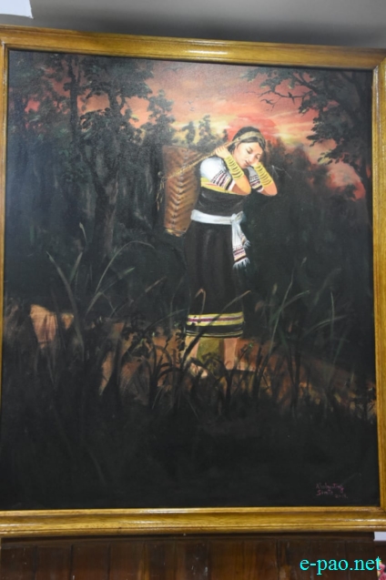Painting Competition on 'Tribal Freedom Fighters of Manipur' at Tribal Research Institute, Chingmeirong :: 30 October 2021