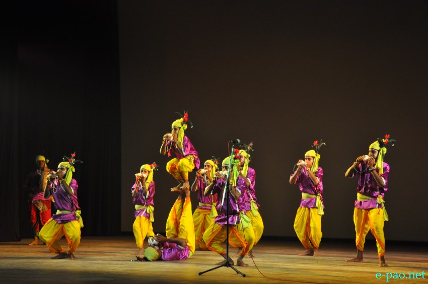 Closing ceremony of 3-day Folk Dance and Music Festival at Maharaja Chandrakirti Auditorium (MCA) :: November 17 2013