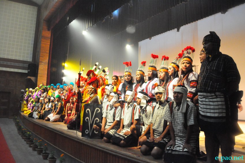 Closing ceremony of 3-day Folk Dance and Music Festival at Maharaja Chandrakirti Auditorium (MCA) :: November 17 2013