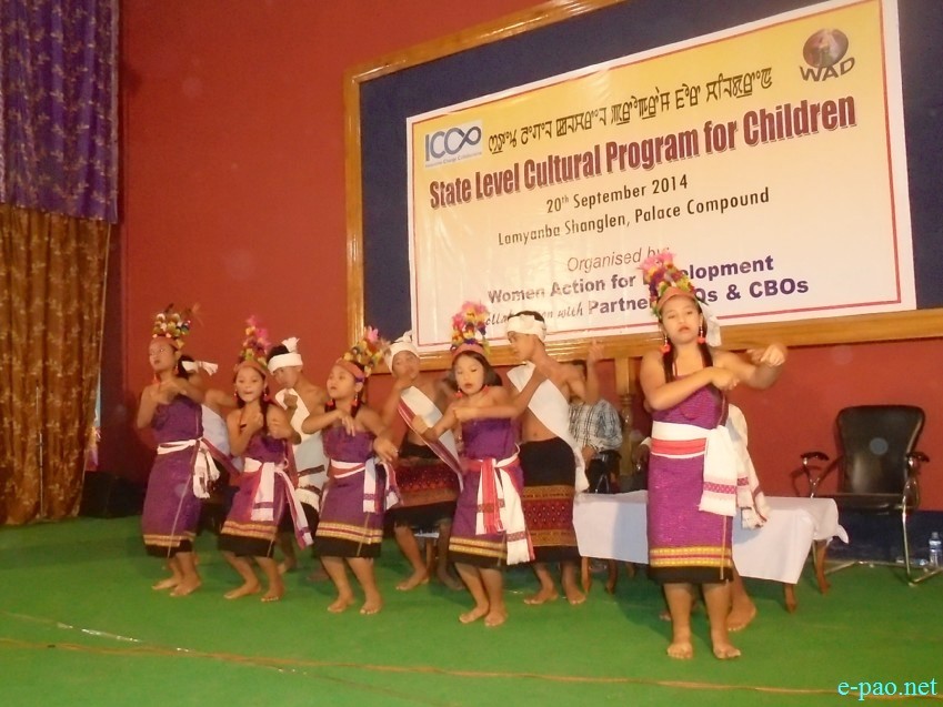 State Level Cultural Program for Children at Lamyanba Shanglen :: 20th September 2014