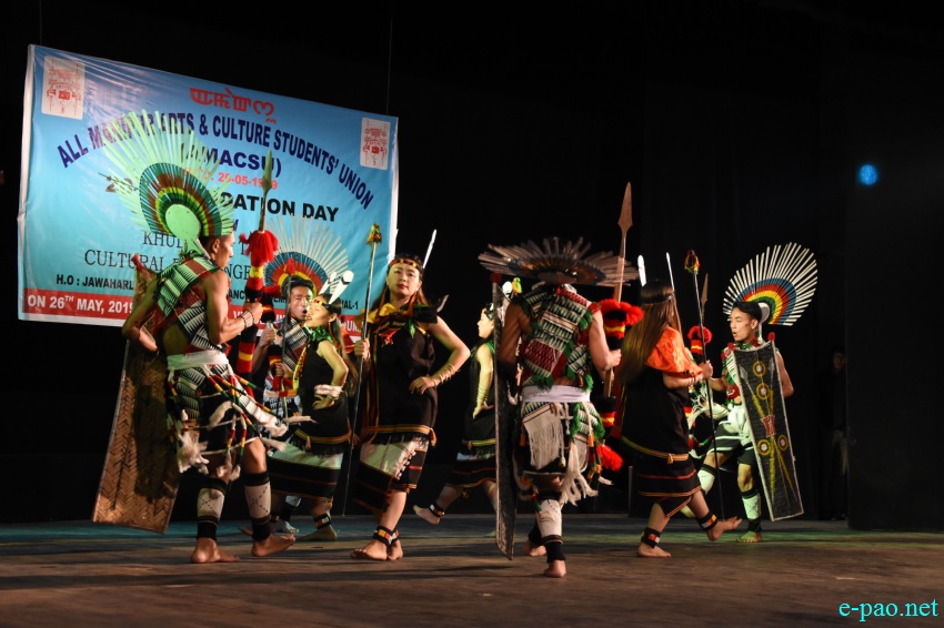 20th Foundation Day / Khudolpot Tamba of All Manipur Arts & Culture Students' Union at JNMDA Auditorium Hall :: 26 May 2019