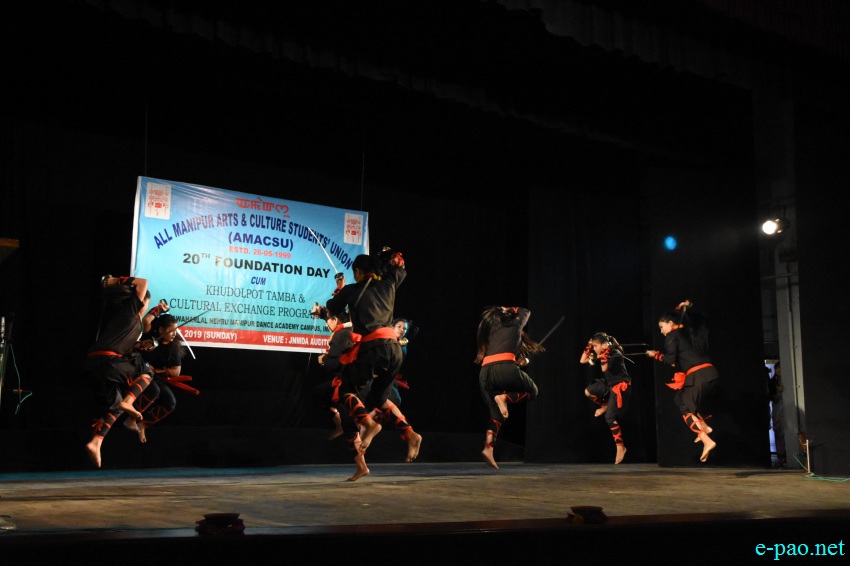 20th Foundation Day / Khudolpot Tamba of All Manipur Arts & Culture Students' Union at JNMDA Auditorium Hall :: 26 May 2019