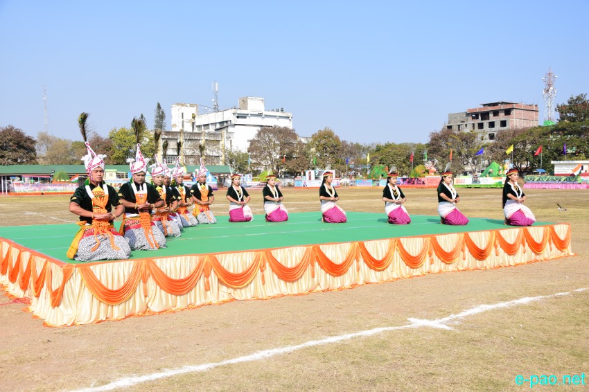 Folk Dance Competition : 70th Indian Republic Day celebration at Imphal :: January 27 2019