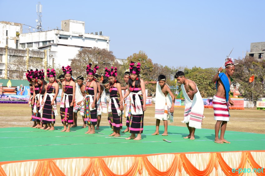 Folk Dance Competition : 70th Indian Republic Day celebration at Imphal :: January 27 2019