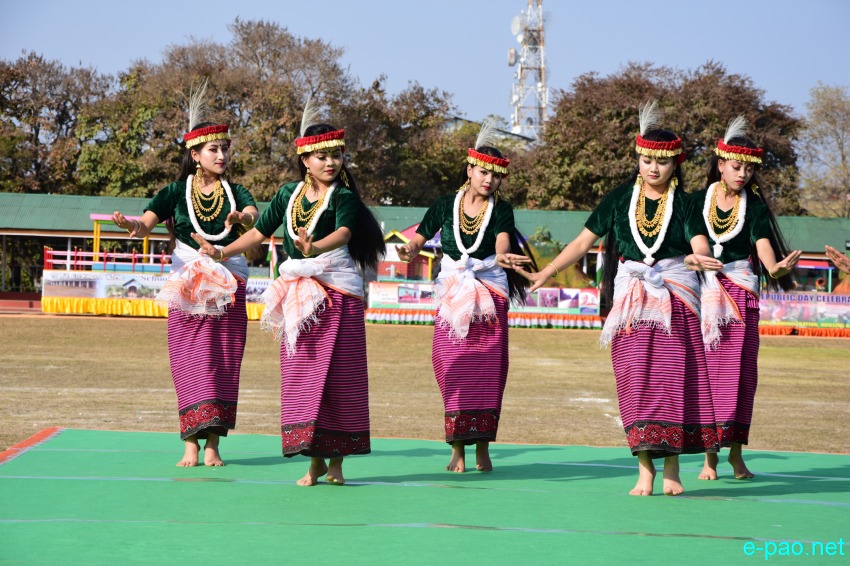 Folk Dance Competition : 70th Indian Republic Day celebration at Imphal :: January 27 2019
