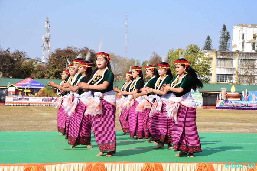 Folk Dance Competition : 70th Indian Republic Day celebration at Imphal :: January 27 2019