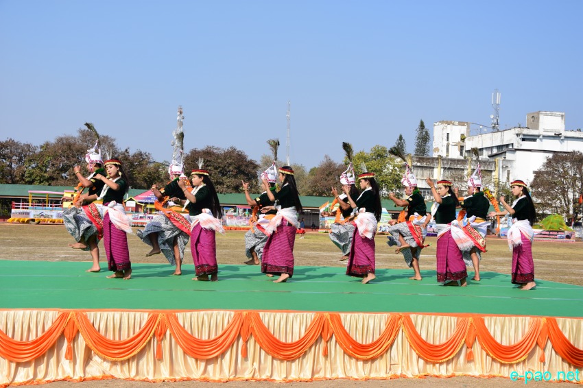 Folk Dance Competition : 70th Indian Republic Day celebration at Imphal :: January 27 2019