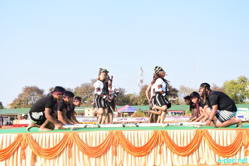 Folk Dance Competition : 70th Indian Republic Day celebration at Imphal :: January 27 2019