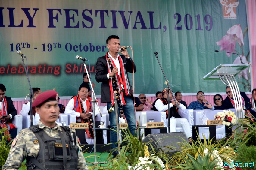 Cultural programmes at 3rd Shirui Lily Festival  at Ukhrul :: 16th October 2019