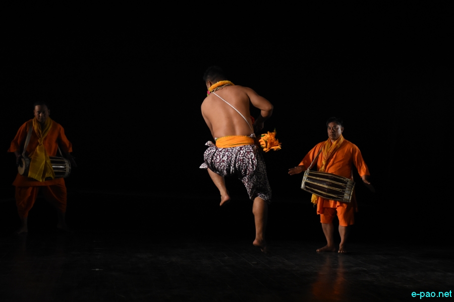 Dhol Chollom  performed at JN Dance Academy , Imphal :: 26th December 2019