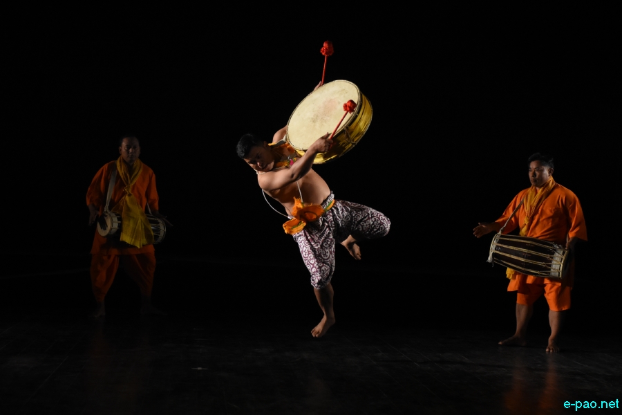 Dhol Chollom  performed at JN Dance Academy , Imphal :: 26th December 2019
