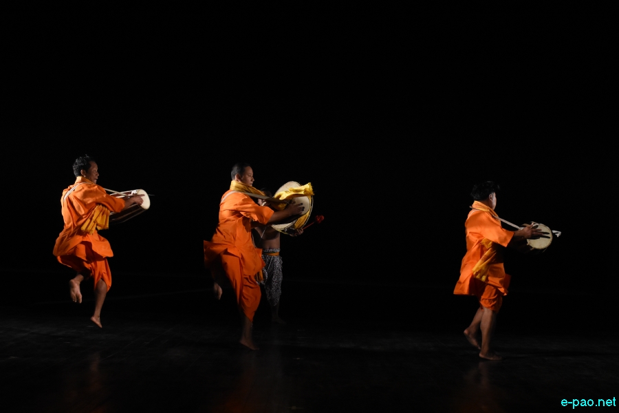 Dhol Chollom  performed at JN Dance Academy , Imphal :: 26th December 2019