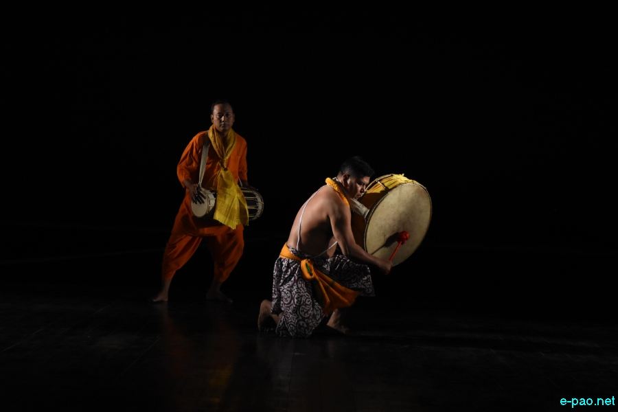Dhol Chollom  performed at JN Dance Academy , Imphal :: 26th December 2019
