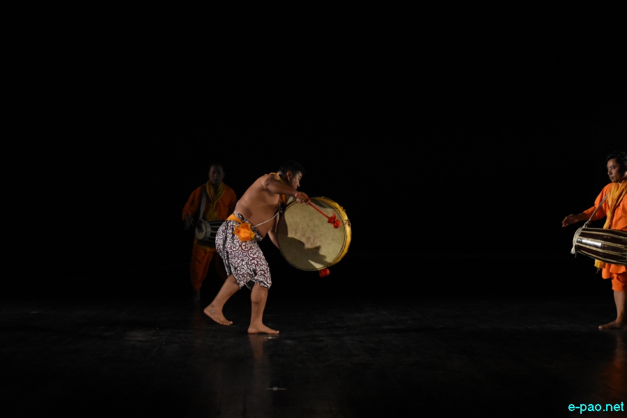 Dhol Chollom  performed at JN Dance Academy , Imphal :: 26th December 2019