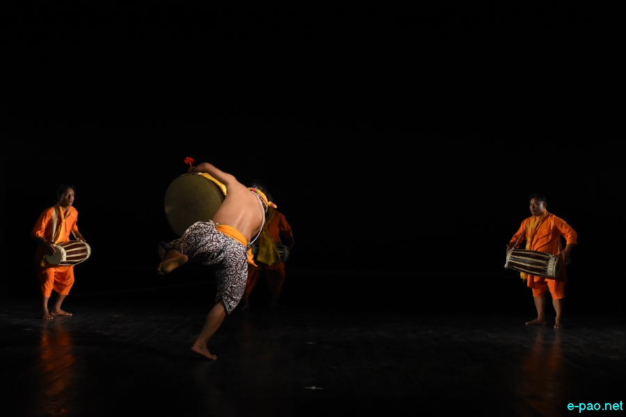 Dhol Chollom  performed at JN Dance Academy , Imphal :: 26th December 2019
