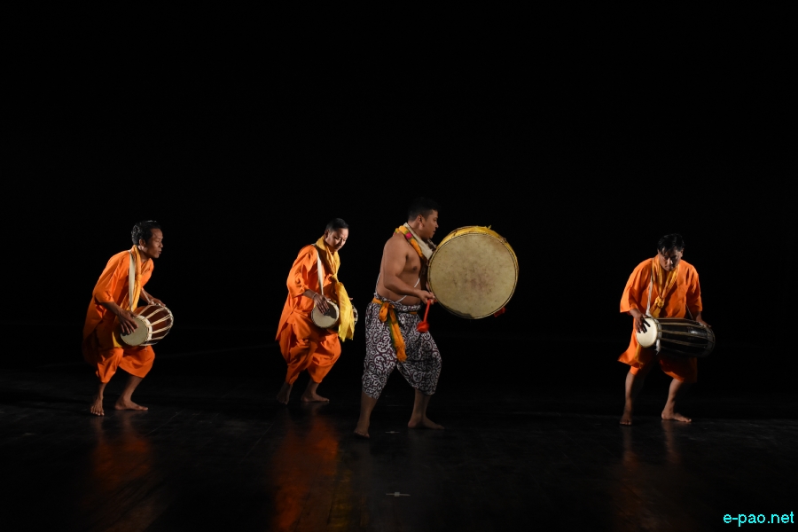 Dhol Chollom  performed at JN Dance Academy , Imphal :: 26th December 2019