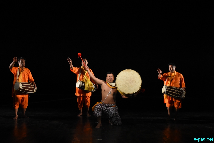 Dhol Chollom  performed at JN Dance Academy , Imphal :: 26th December 2019