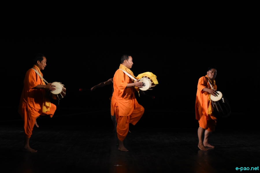 Dhol Chollom  performed at JN Dance Academy , Imphal :: 26th December 2019