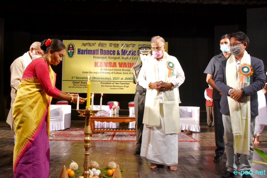 Kansa Vadh: A Manipuri Dance Drama by Harimati Dance & Music Centre at JNMDA, Imphal :: 3rd November 2021