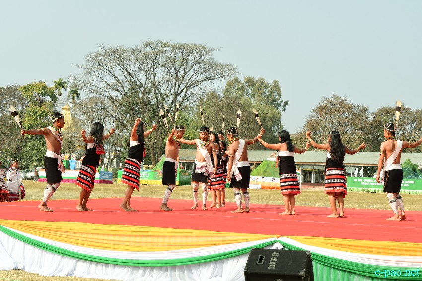 74th Republic Day : Beating of the Retreat ceremony at Manipur Rifles ground, Imphal :: 27th January 2023