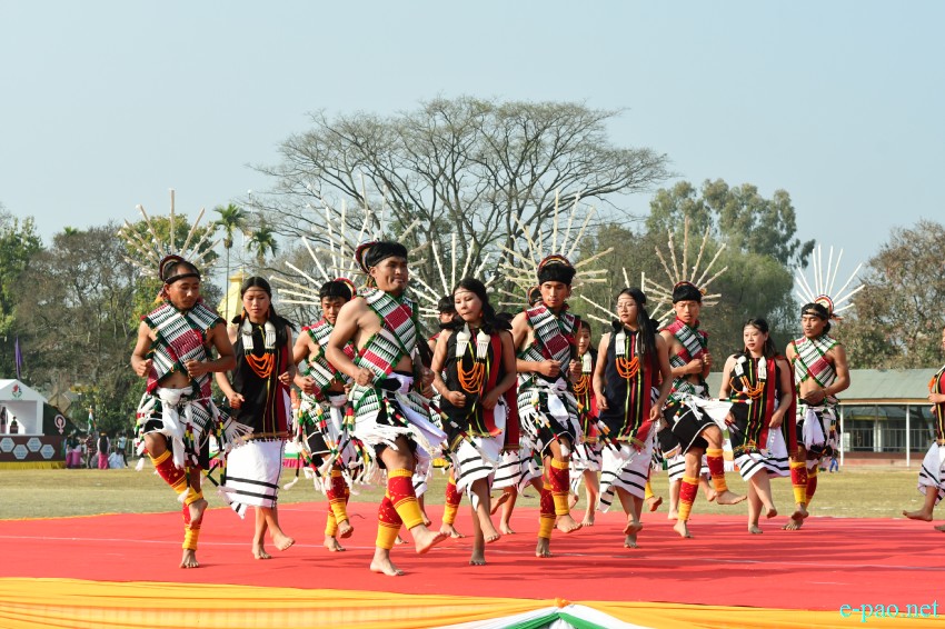 74th Republic Day : Beating of the Retreat ceremony at Manipur Rifles ground, Imphal :: 27th January 2023