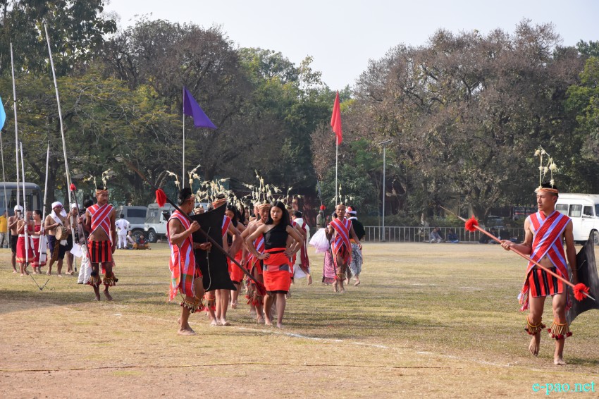 74th Republic Day : Beating of the Retreat ceremony at Manipur Rifles ground, Imphal :: 27th January 2023