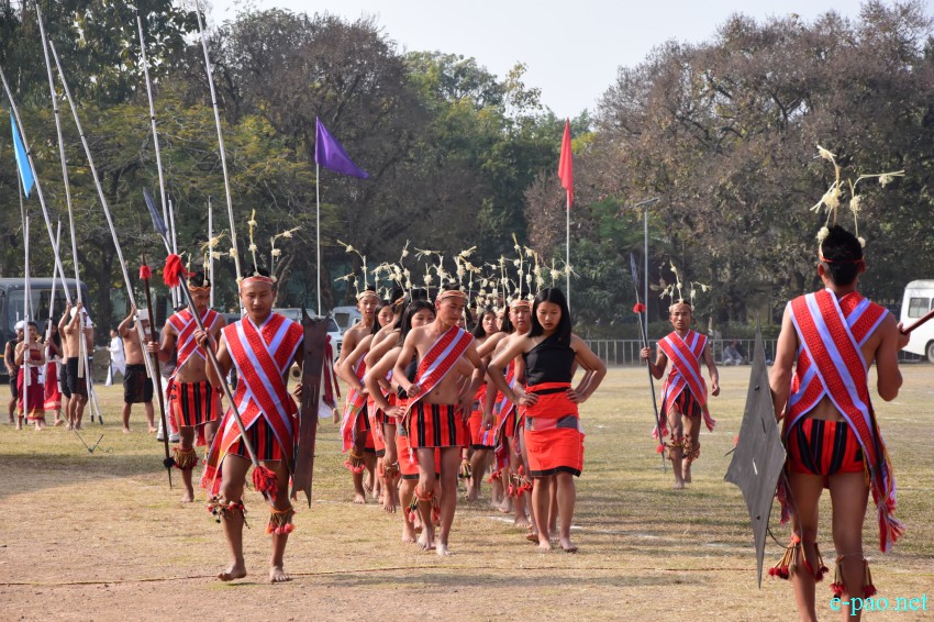 74th Republic Day : Beating of the Retreat ceremony at Manipur Rifles ground, Imphal :: 27th January 2023