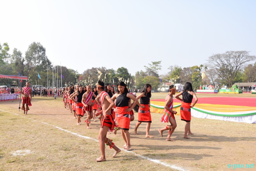 74th Republic Day : Beating of the Retreat ceremony at Manipur Rifles ground, Imphal :: 27th January 2023