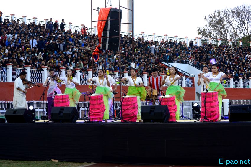 Cultural Dance at Tri-Nation International Football Tournament at Khuman Lampak Main Stadium :: March 22nd 2023