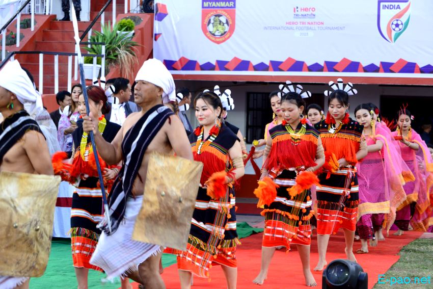 Cultural Dance at Tri-Nation International Football Tournament at Khuman Lampak Main Stadium :: March 22nd 2023